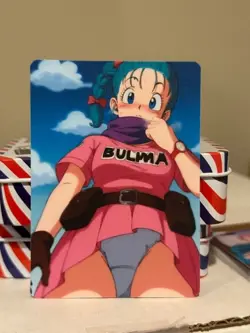 (V-2) Dragon Ball Bulma Lewd Anime Doujin Waifu Card AGC CCG - Image 1