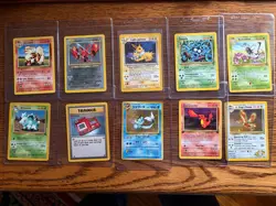 1990s Pokemon Cards Great shape never played with.￼ 18 Different - Image 1