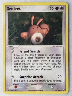 Sentret 75/109 PL - Yuka Morii Clay Art EX Team Rocket Returns Pokemon Card - Image 1