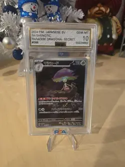 AGS 10 Shiinotic 066/064 AR Art Rare Paradise Dragona sv7a Graded Pokemon Card - Image 1