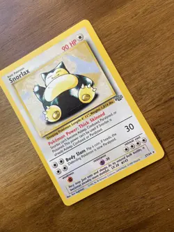 Vintage Snorlax - 27/64 - Star Rare Pokemon Card - 1999 Jungle Set - Near Mint - Image 5