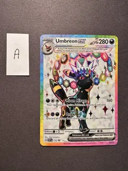 Umbreon ex 176 Prismatic Evolutions Premium Figure Collection NM Promo Card - Image 1