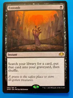 MTG 1x Entomb # 82 Dominaria Remastered Legacy Magic the Gathering Card x1 NM - Image 1
