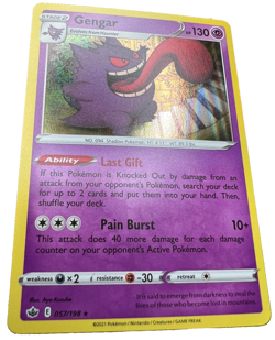 Gengar 057/198 Holo Rare Chilling Reign Pokemon Card - Image 2