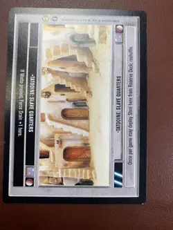 Star Wars CCG Card "Tatooine:Slave Quarters" - Image 1