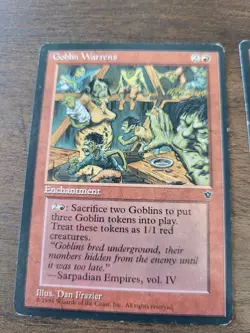 Lot of 12- Fallen Empires Cards- Magic the Gathering MTG Red Goblins - Image 2