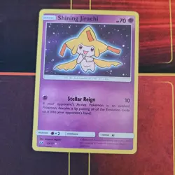 Pokemon TCG Shining Jirachi Card Shining Legends 42/73 Holo Rare - Image 2