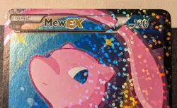 Pokemon TCG Mew EX RC24/RC25 Legendary Treasures Full Art MP Rare Card - Image 2