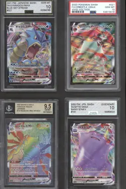 Pokemon 4 Graded Card Vmax Bundle - Image 1