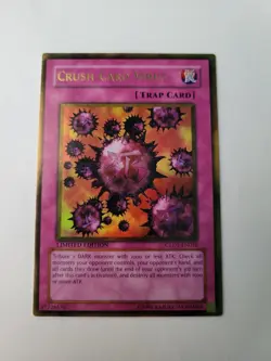 Yu-Gi-Oh! Crush Card Virus GLD1-EN038 Gold Rare PL - Image 1
