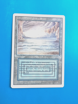 Magic: The Gathering Underground Sea Revised Edition Dual Land Card - Image 1