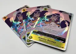 One Piece CCG Jewelry Bonney 3x Card Playset - OP13-108 SR - English - ALL MINT - Image 1