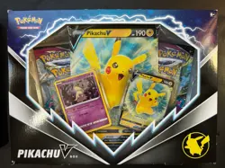 LOT Pokemon Pikachu TCG v Box Trading Card Game Collection 8 packs fusion strike 820650851179 - Image 2