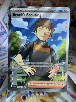 Brock's Scouting #179/159 SV09: Journey Together Pokemon Ultra Rare Card - Image 1