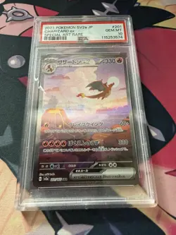 Charizard ex 201/165 Sv2a: Pokemon Card 151 Holo (Japanese) PSA10 - Image 1