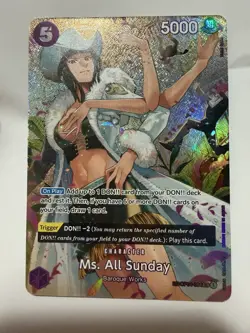 One Piece Card Game Ms. All-Sunday OP04-064 SR SP Alternate Art NM - Image 1