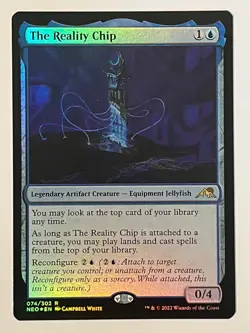 The Reality Chip Kamigawa: Neon Dynasty Foil MTG NM - Image 1