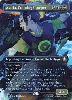 Azula, Cunning Usurper (Borderless) R Avatar: The Last Airbender 303 NM - Image 1