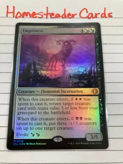 Emptiness Lorwyn Eclipsed Foil ECL #222 MTG Magic - Image 1