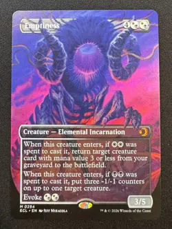 Emptiness - 294 - MTG: Lorwyn Eclipsed - Borderless - Mythic - Regular NM - Image 1