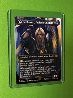 MTG | Sephiroth, Fabled SOLDIER (Borderless) (0317) NF [FINAL FANTASY] NM - Image 1