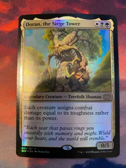 MTG Double Masters 2022 Doran the Siege Tower Foil - Image 1
