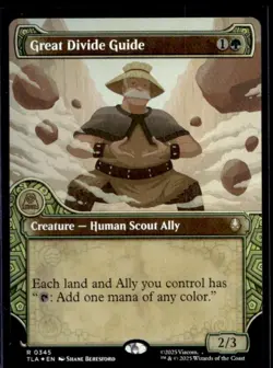 2025 Magic The Gathering Last Airbender Great Divide Guide Rare #0345 - Image 1