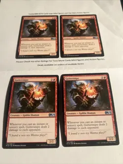 GUTTERSNIPE Core Set 2019 M19 Magic MTG Playset (x4) - Image 1