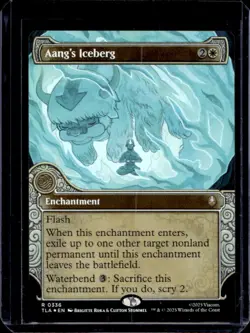 2025 Magic The Gathering Last Airbender Aang's Iceberg Rare #0336 - Image 1