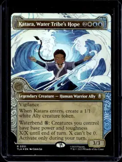 2025 Magic The Gathering Last Airbender Katara Water Tribes Hope Rare #0351 - Image 1