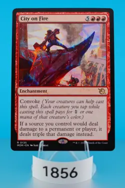 MTG City on Fire March of the Machine Regular #135 - Image 1