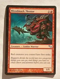 Magic MTG - Bloodmark Mentor - Shadowmoor - LP - Image 1