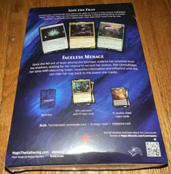 Faceless Menace Commander Deck Magic The Gathering 2019 Brand New Factory Sealed 630509892563 - Image 2