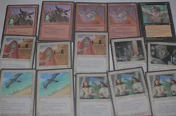 15x homelands minotaurs mesa falcon abbey matron white red magic cards MP - Image 1