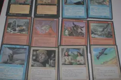 MTG 12 homelands minotaur black red mesa falcon dry spell dark maze magic cards - Image 3