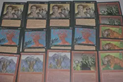 MTG 17x mind ravel sabretooth tiger red black orcs playsets magic card lot MP - Image 3