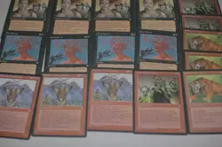 MTG 17x mind ravel sabretooth tiger red black orcs playsets magic card lot MP - Image 4