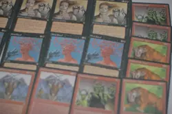 MTG 17x mind ravel sabretooth tiger red black orcs playsets magic card lot MP - Image 5