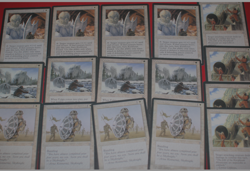 MTG 16 ICE AGE Warning kjeldoran guard Fylgja white playsets magic cards - Image 1