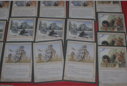 MTG 16 ICE AGE Warning kjeldoran guard Fylgja white playsets magic cards - Image 2