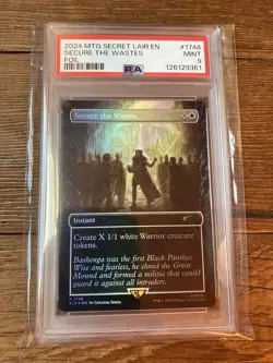 Secure the Wastes (Rainbow Foil) - Secret Lair Drop Series (SLD) MTG PSA 9 - Image 1