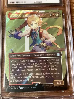 Zidane, Tantalus Thief (Borderless) Surge Foil - FINAL FANTASY (FIN) MTG CGC 10 - Image 2