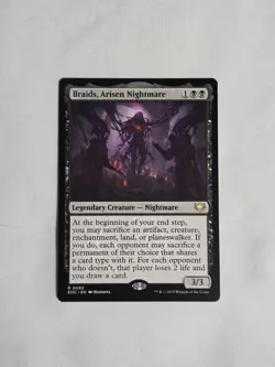 MTG Commander Edge of Eternities Braids Arisen Nightmare Card No.82 Regular - Image 1