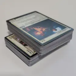 Bulk Lot 100 White Magic The Gathering MTG Trading Cards NO DUPLICATES Mixed Set - Image 5