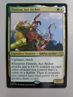 MTG Finneas, Ace Archer Bloomburrow 0212 Regular Rare - Image 1