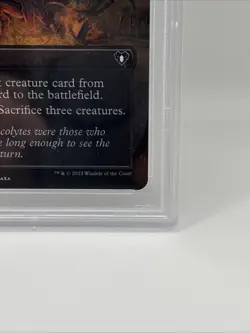 Dread Return (Borderless Foil) - Commander Masters (CMM) PSA 9 graded - Image 3
