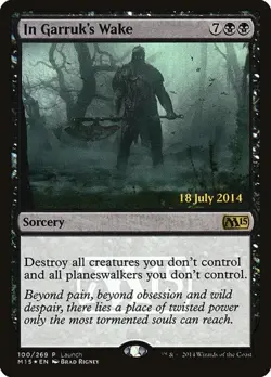 In Garruk's Wake (#100) - Foil Promo Magic 2015 MP MTG - Image 1