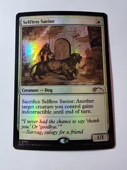 Selfless Savior (Sketch Showcase) Secret Lair Drop Foil - Image 1