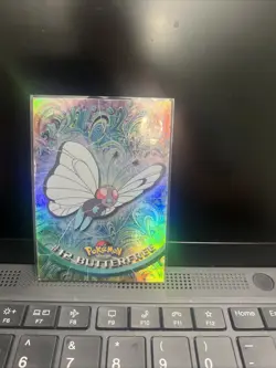 Pokemon 2000 Topps Chrome Butterfree #12 HP TV Series 1 Holo - Image 1