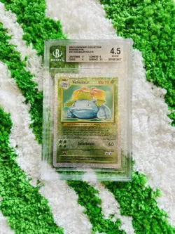 Legendary Collection Reverse Holo Venusaur #18/110 BGS 4,5 EX Pokemon Card Vinta - Image 1